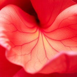 Intricate World of a Flower Petal – free AI stock image