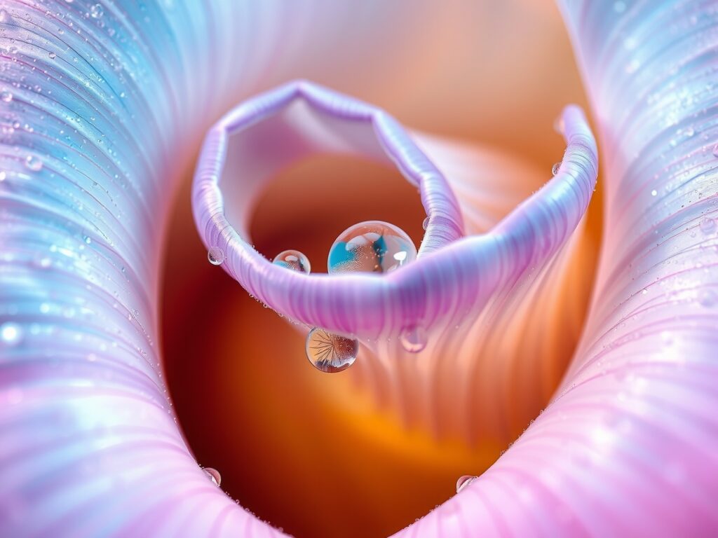 Intricate World of a Flower Petal – free AI stock image
