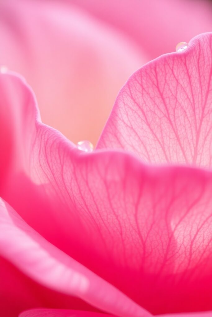 Intricate World of a Flower Petal – free AI stock image