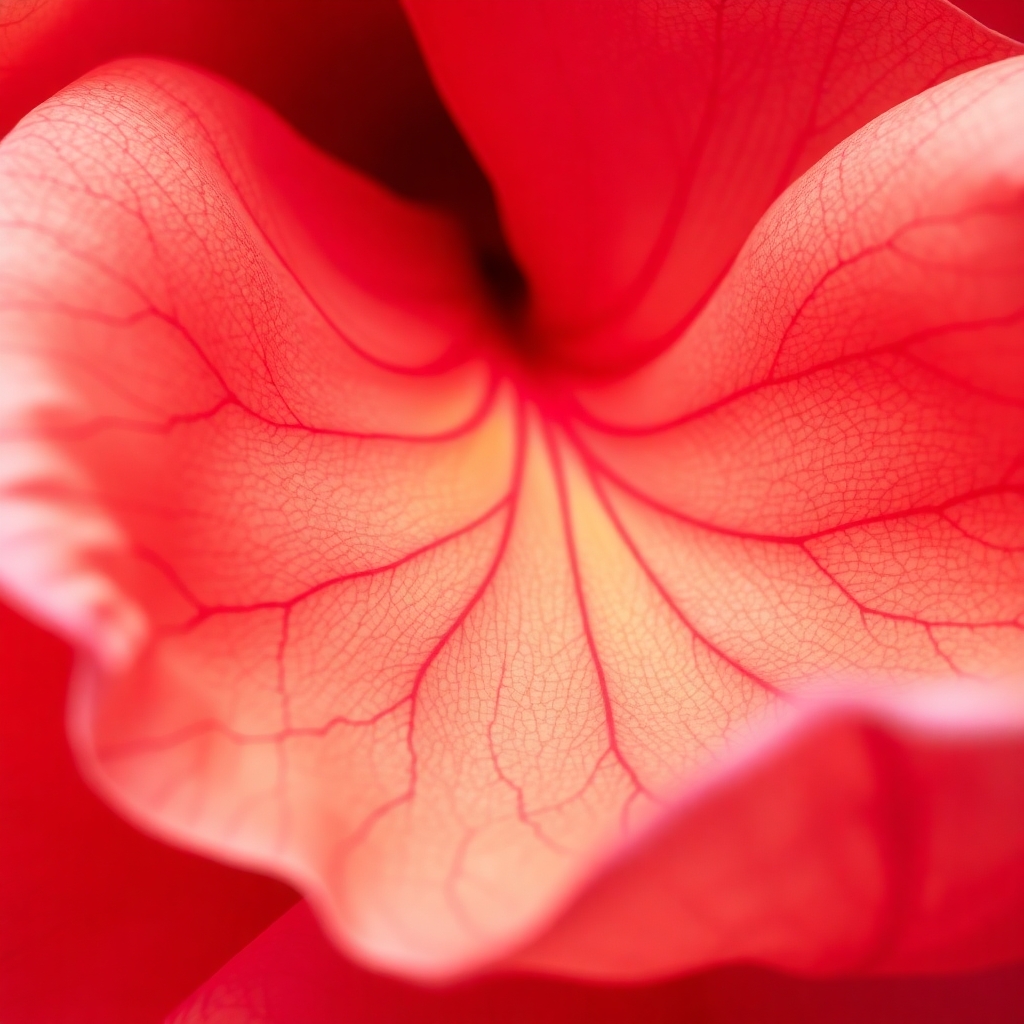 Intricate World of a Flower Petal – free AI stock image