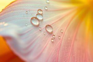 Intricate World of a Flower’s Petal – free AI stock image