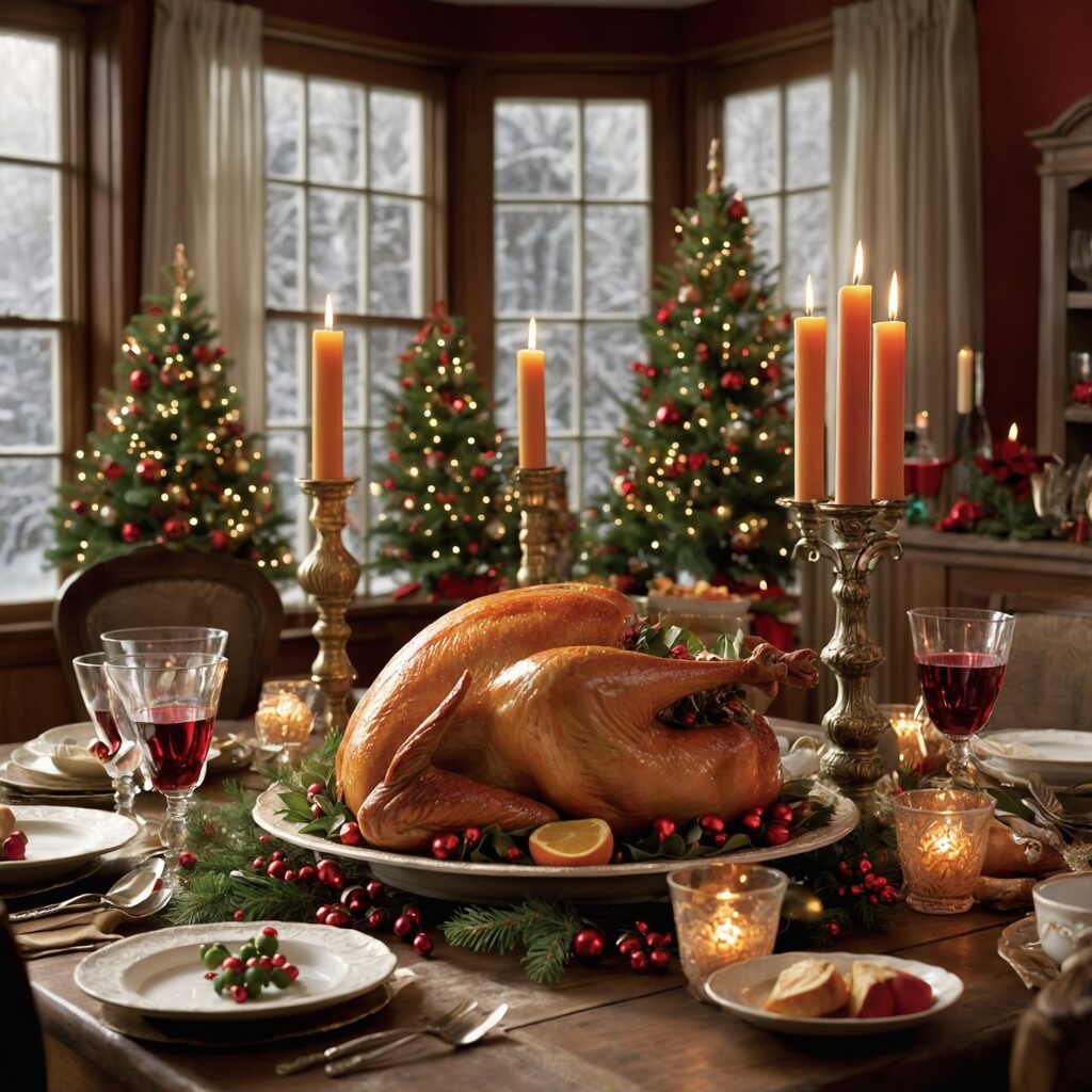 Joyful Family Gathering During Holiday Season – free AI stock image