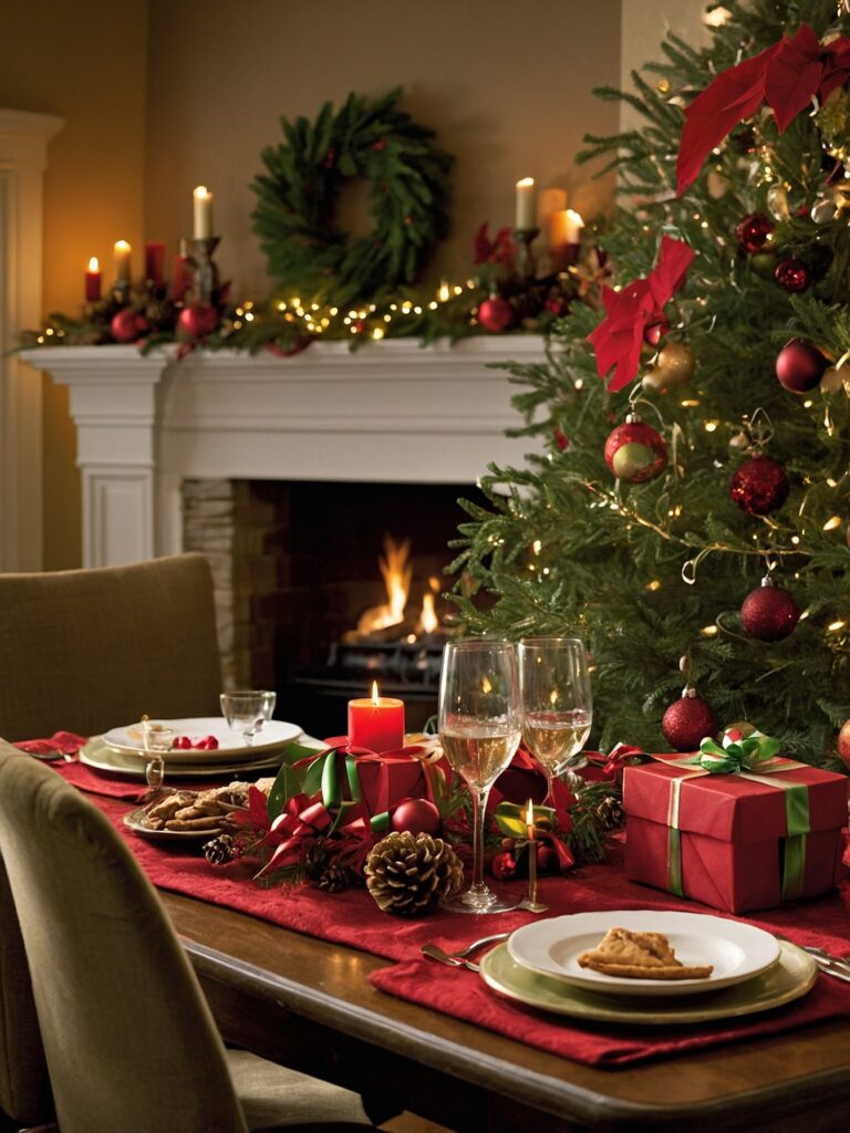 Joyful Family Gathering During Holiday Season – free AI stock image