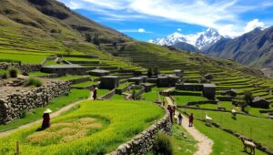 Life in the Andes: A Farmer’s – free AI stock image