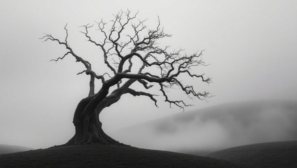 Lonely Tree – free AI stock image
