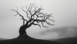 Lonely Tree – free AI stock image