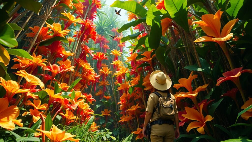 Majestic Jungle Exploration – free AI stock image