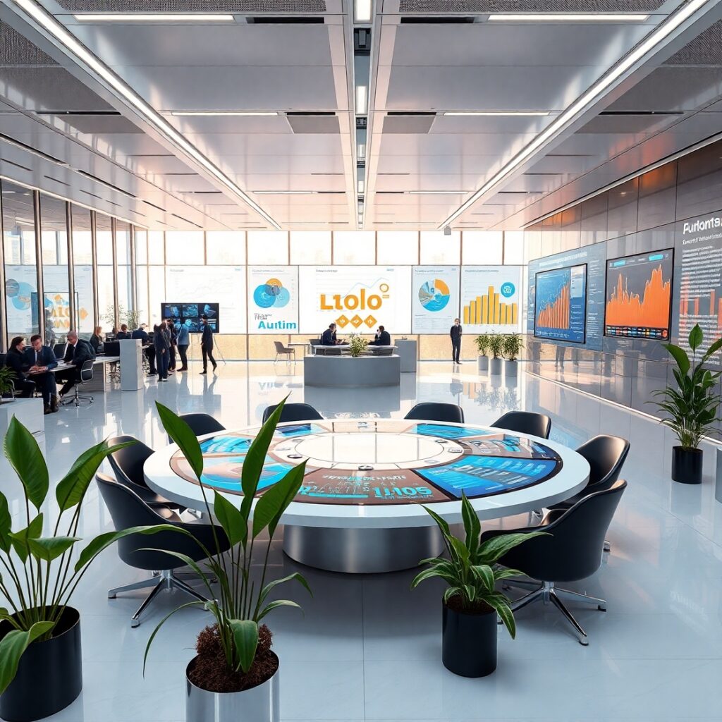 Modern Office with Innovative Business Concepts – free AI stock image