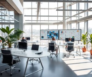 Modern Office Space for Business Collaborations – free AI stock image