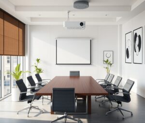 Modern Office Space for Business Meetings – free AI stock image