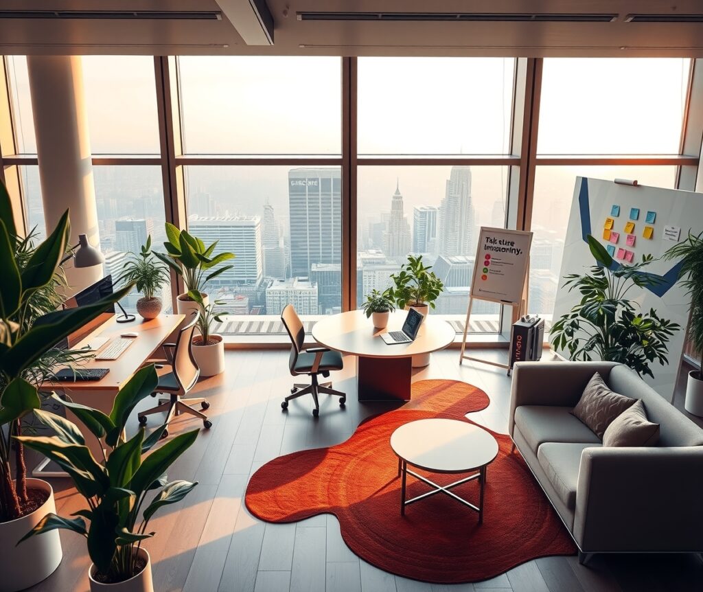 Modern Office Space for Creative Business Ideas – free AI stock image