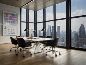 Modern Office Team Collaboration for Success – free AI stock image