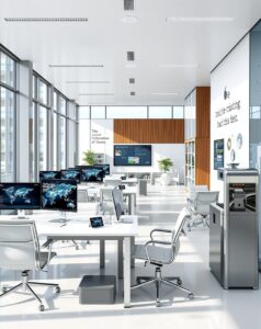 Modern Office with High-Tech Tools – free AI stock image