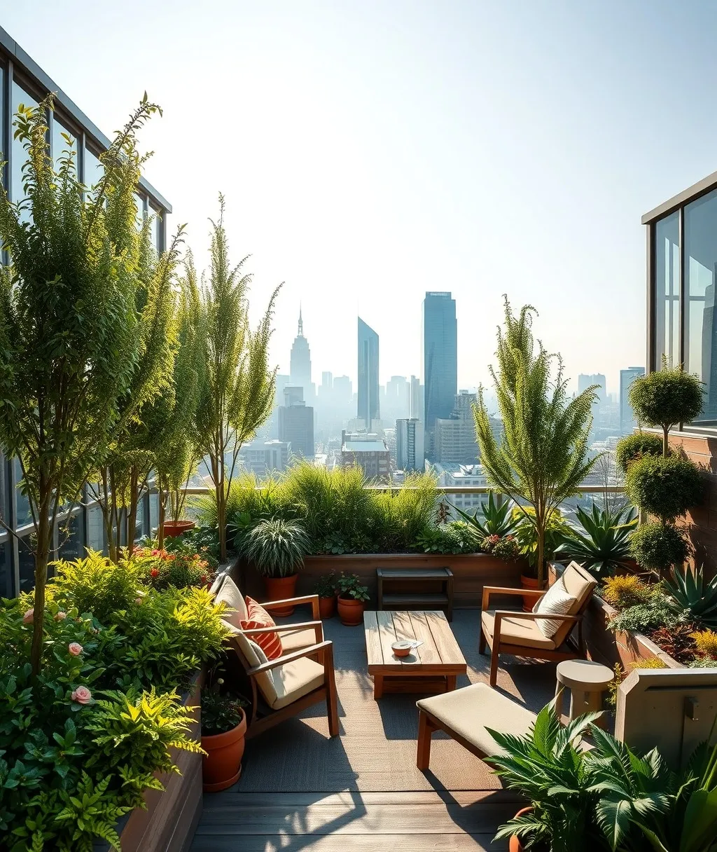 Modern Rooftop Gardens in Urban Architecture