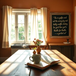 Morning Coffee Ritual at Home – free AI stock image