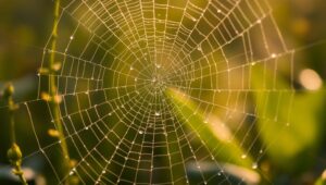 Morning Dew on Spider – free AI stock image