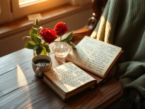 Morning Rituals: Coffee and Journaling at Home – free AI stock image