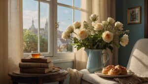 Morning Routine in a Cozy Home – free AI stock image