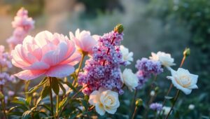 Morning Serenity in an Elegant Garden – free AI stock image