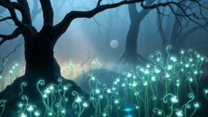 Mysterious Guardian of the Forest – free AI stock image