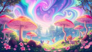 Mystical Forest Adventure – free AI stock image