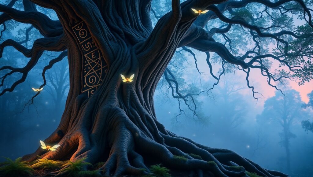 Mystical Forest Guardians – free AI stock image
