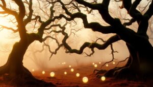 Mystical Serenity in Nature – free AI stock image