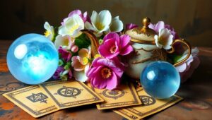 Mystical Still Life Arrangement – free AI stock image