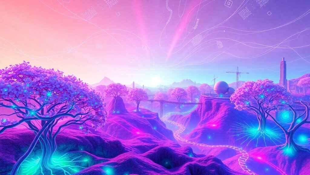 Nature Meets Technology in Collage 1r0 – free AI stock image