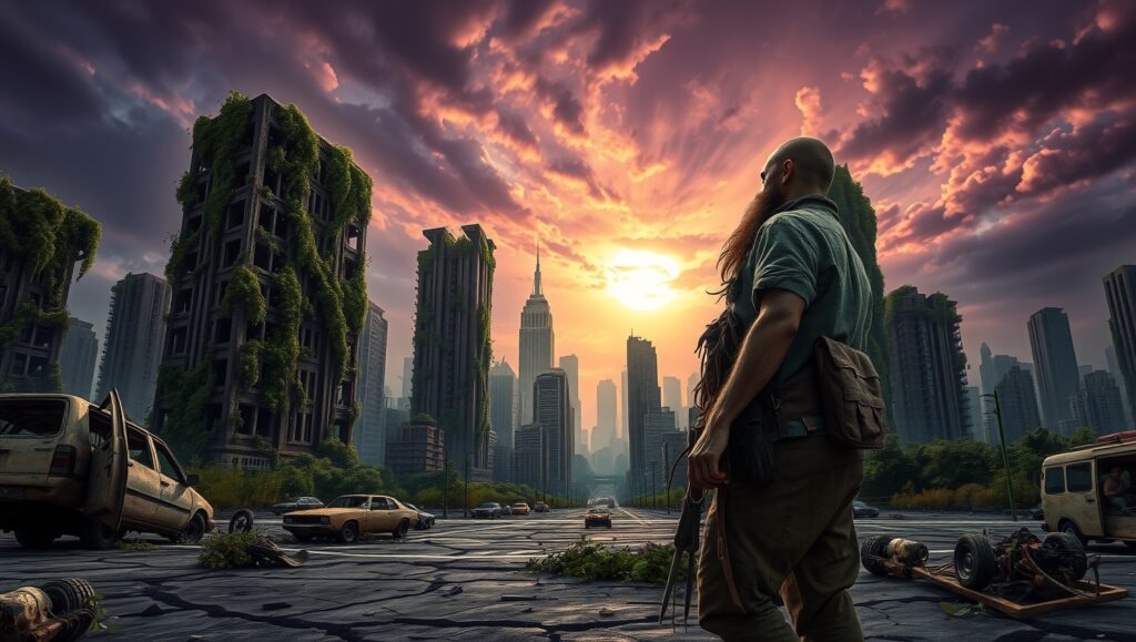 Nature Takes Over the Forgotten City – free AI stock image