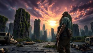 Nature Takes Over the Forgotten City – free AI stock image