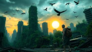 Nature’s Reclamation of Civilization – free AI stock image