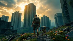 Nature’s Reclamation of Urban Ruins – free AI stock image