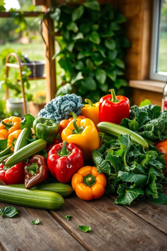 Nurturing Health Through Vibrant Vegetables – free AI stock image