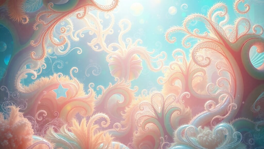 Organic Dreams in Surreal Landscapes – free AI stock image