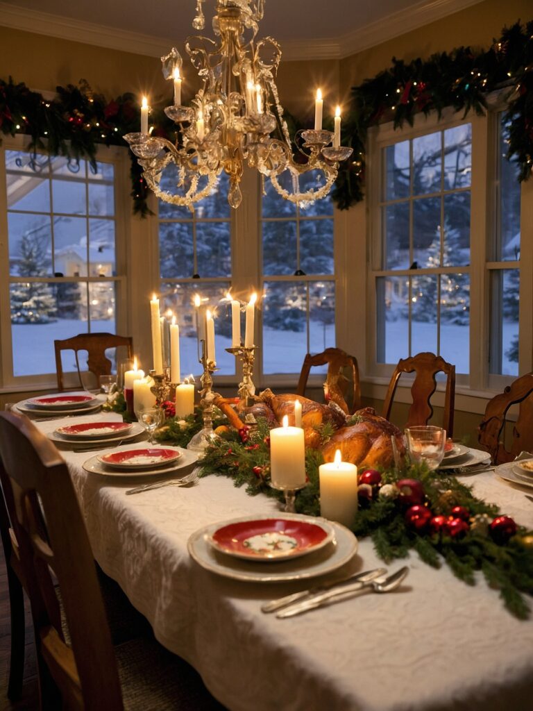 People Enjoying Festive Holiday Gatherings – free AI stock image