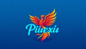 Phoenix Rising Logo Design s4a – free AI stock image