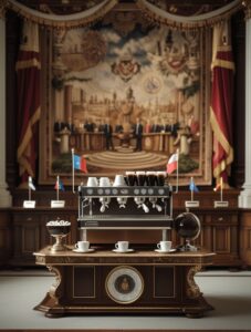 The Political Power of Coffee Culture – free AI stock image