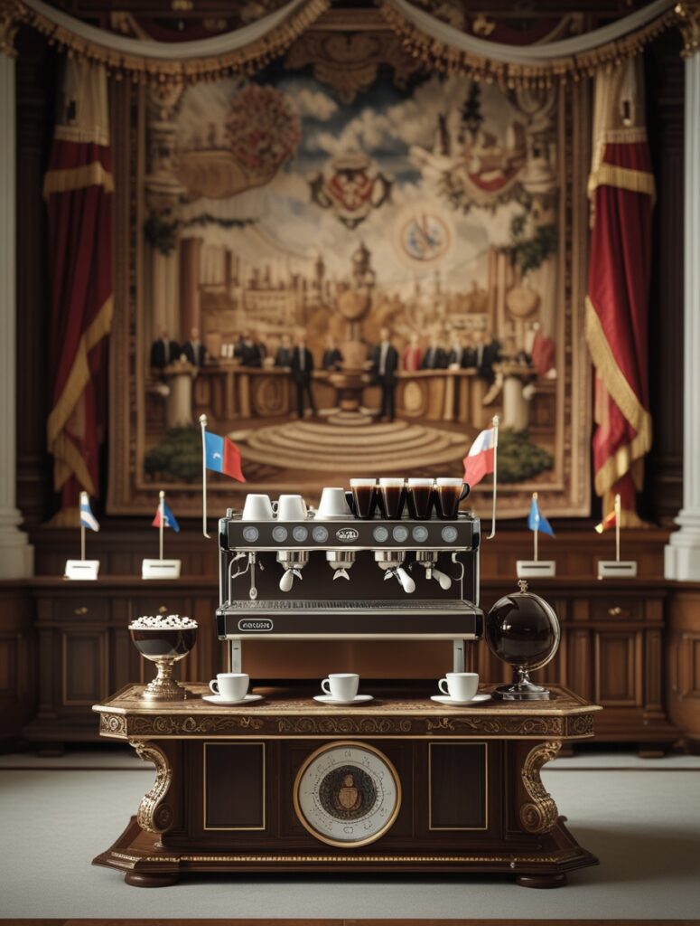 The Political Power of Coffee Culture – free AI stock image