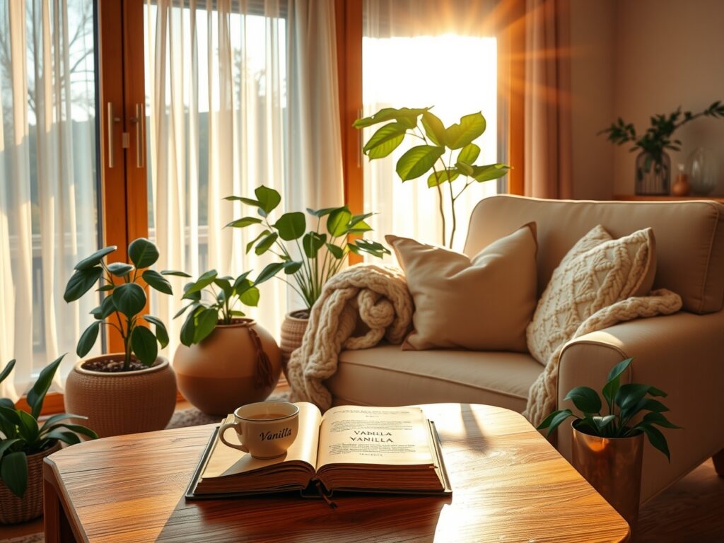 Relaxing at Home with a Good Book – free AI stock image