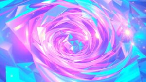 Rhythmic Dance of Colors – free AI stock image