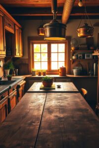 Rustic Vintage Kitchen with Antique Utensils – free AI stock image