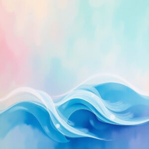 Serene Abstract Landscape with Gentle Waves – free AI stock image