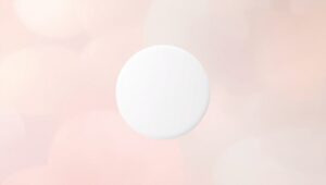 Serene Minimalist Circle Design – free AI stock image