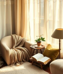 Serene Morning Routine in Cozy Home – free AI stock image