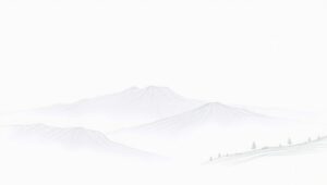 Serene Mountain Landscape Sketch – free AI stock image