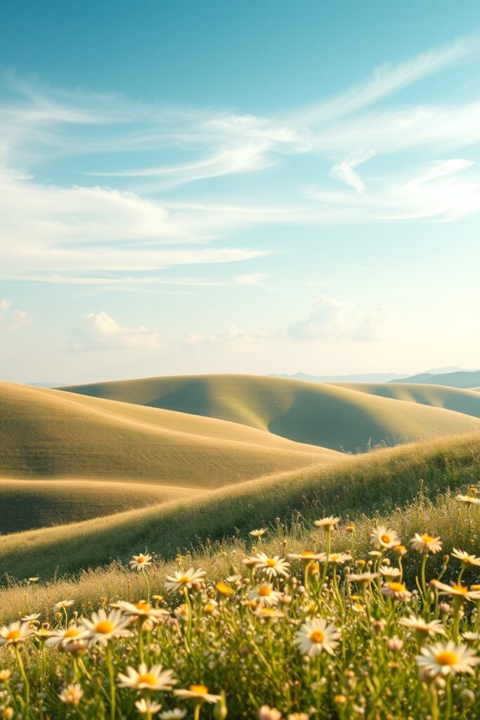 Serene Natural Background with Soft Colors – free AI stock image