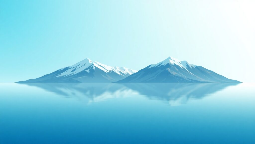 Serenity by the Mountain Lake – free AI stock image