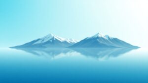 Serenity by the Mountain Lake – free AI stock image