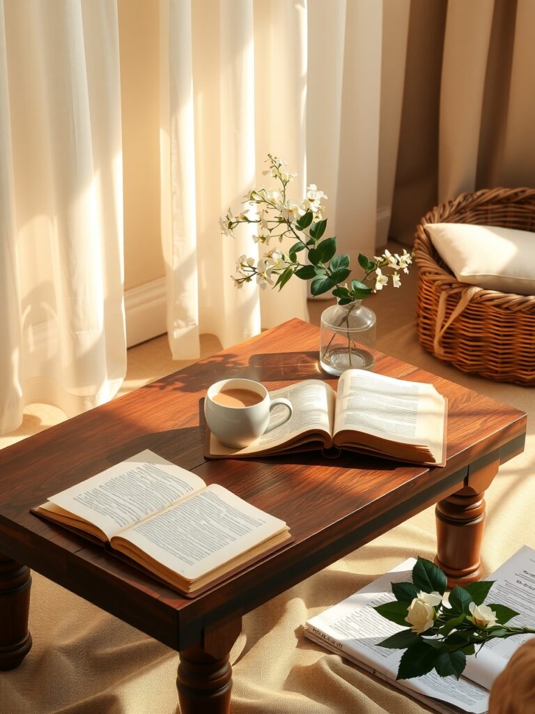 Serenity in a Morning Coffee Ritual – free AI stock image